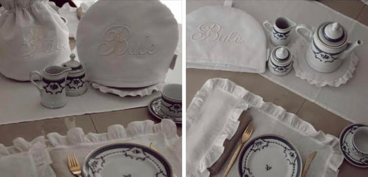 Saco de Pão / Abafador de Bule  em Piquet