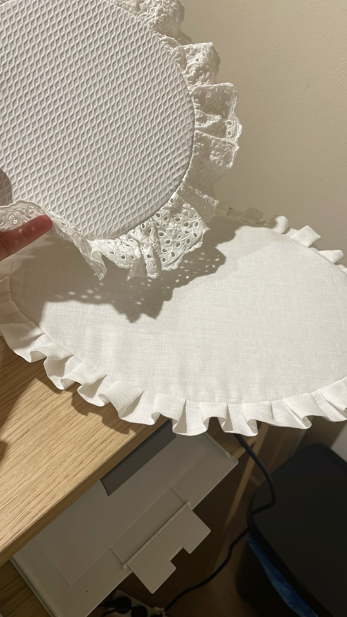 Base de Quentes Oval com Folho Vincado
