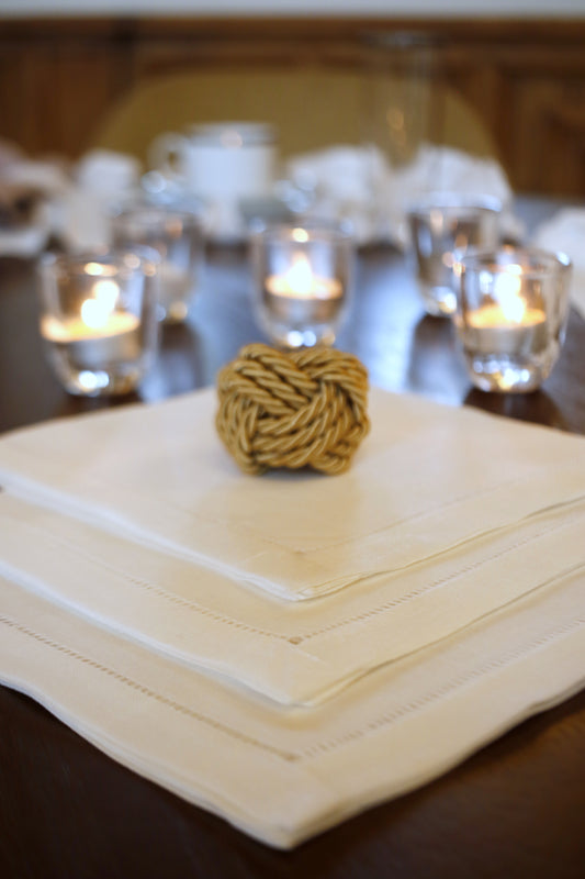 Guardanapos Bainha Aberta Feita à Mão