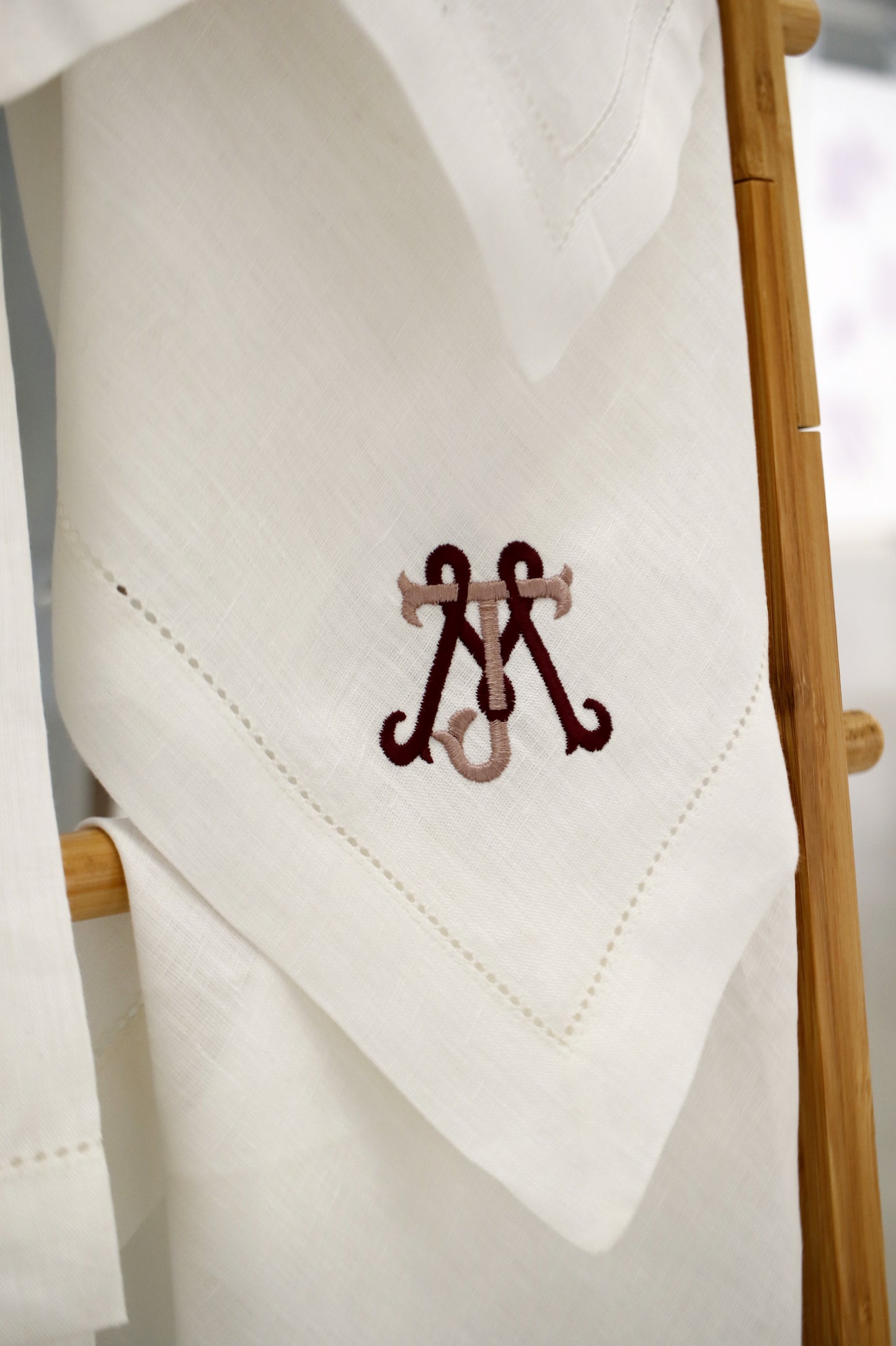 Personalized Napkin with Two Initials
