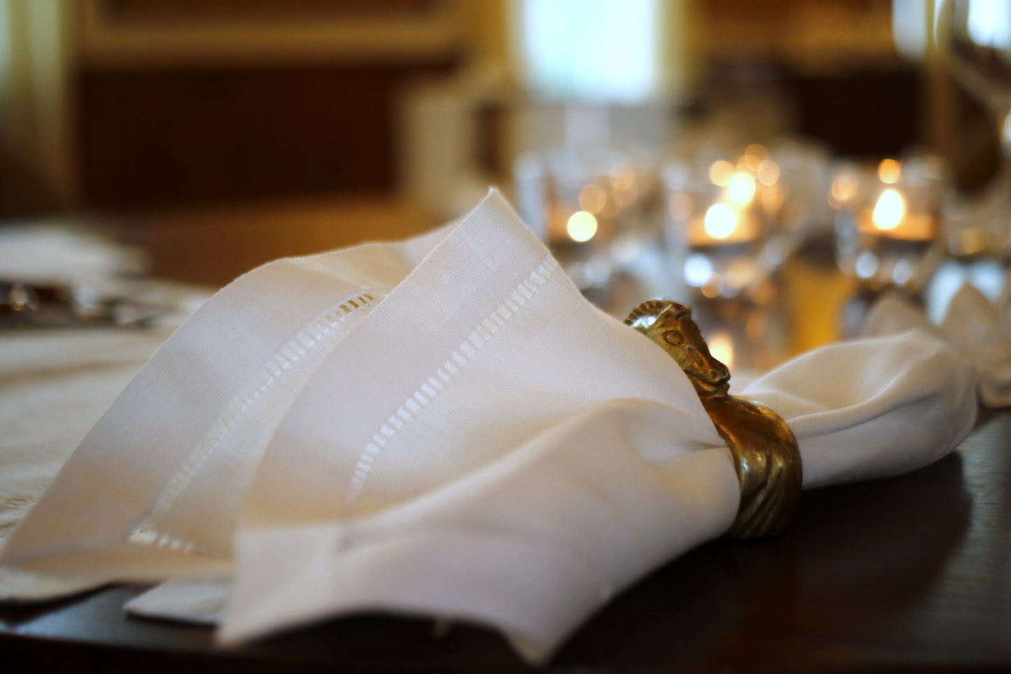 Guardanapos Bainha Aberta Feita à Mão