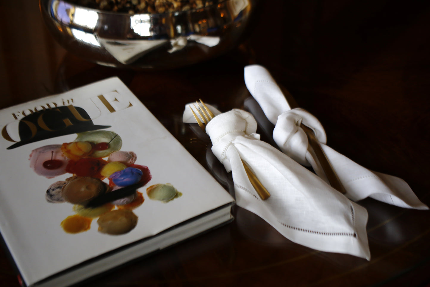 Guardanapos Bainha Aberta Feita à Mão