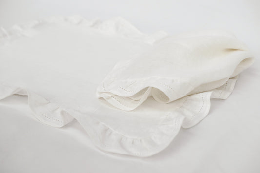 Individual com Folho Bainha Aberta Retangular