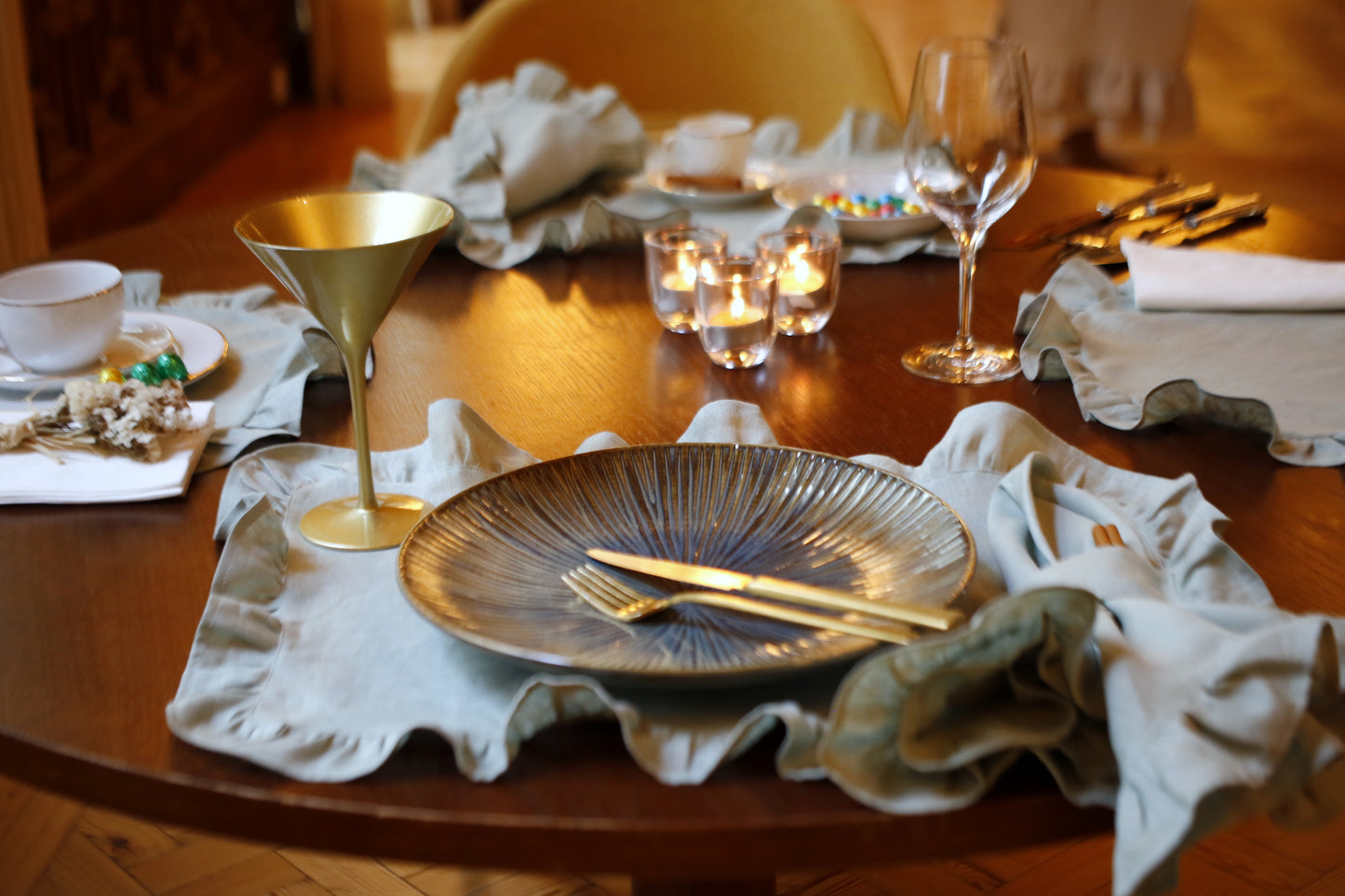 Individual com Bolsa para Guardanapo