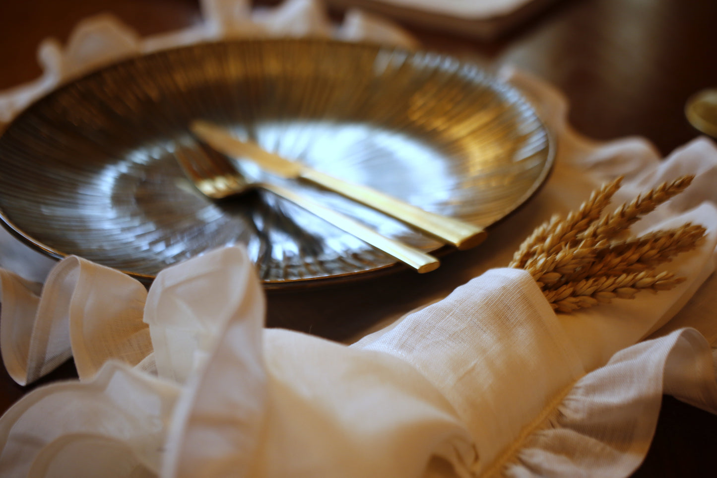 Individual com Argola Personalizada para Guardanapo