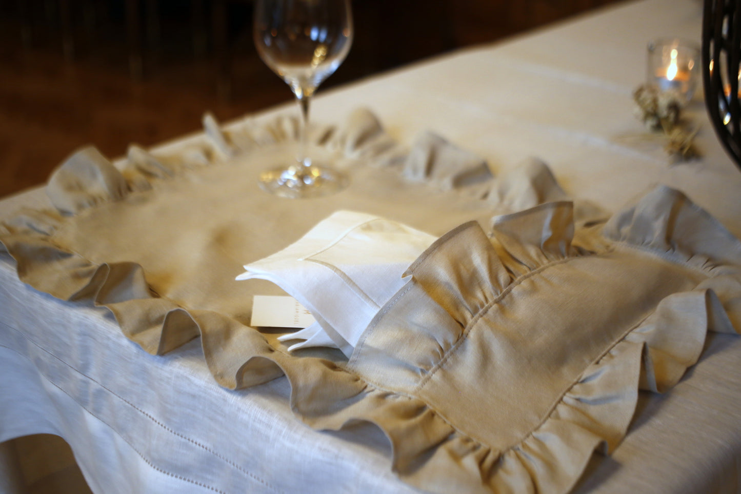 Individual com Bolsa para Guardanapo