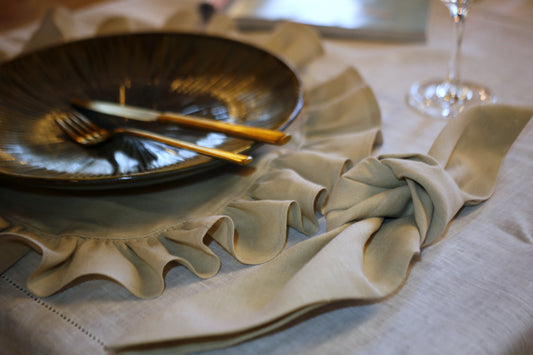 Individual Redondo com  Folho