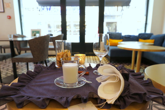 Individual com Bolsa para Guardanapo e Folho