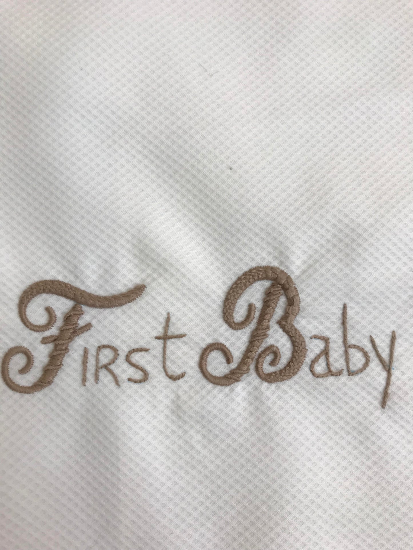 Hand Embroidered Baby's First Clothes Bag