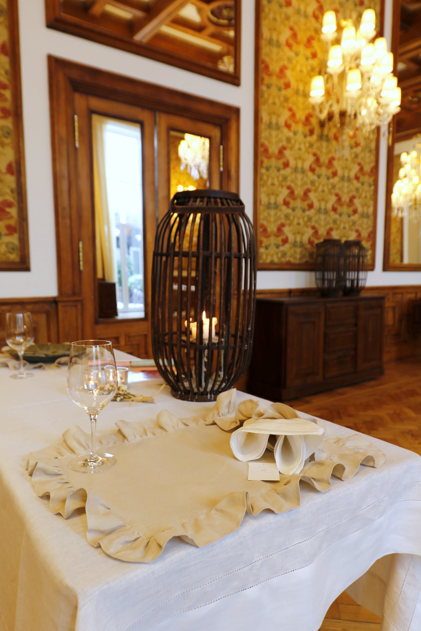 Open Hem Tablecloth
